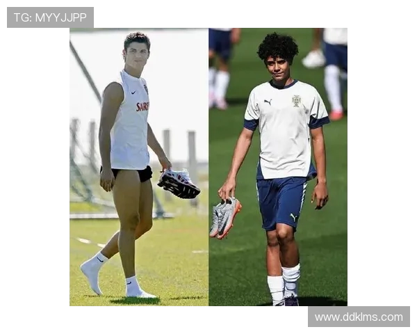 C 罗父子肌肉同框!迷你罗身高 1 米 85 逼近父亲,基因传承引发足坛热议(1)